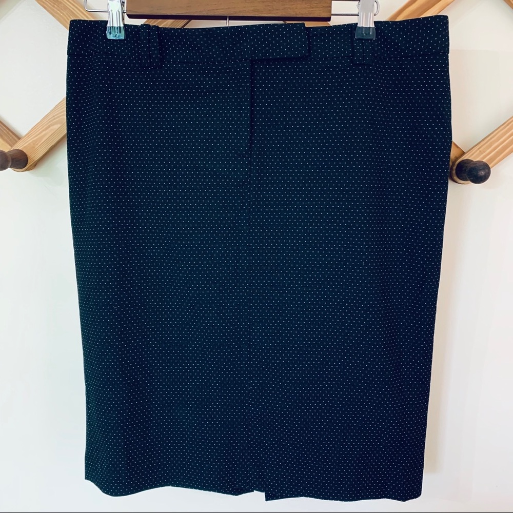 The Limited Black Pencil Skirt White Size 8